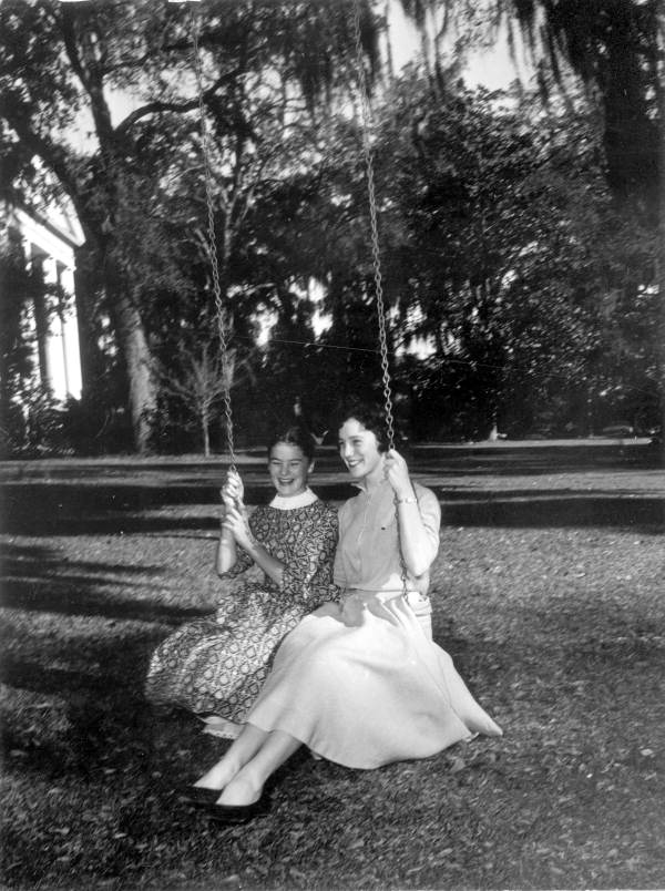 Sisters Mary Call and Jane Collins, January 1957. 