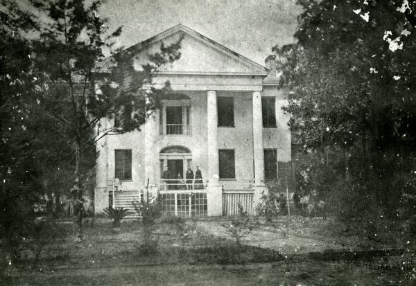This is one of the oldest known photographs of the Call-Collins House, taken around 1880.