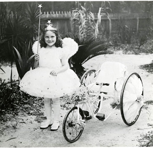 Mary Call Darby at the Brevard family house as the "Queen of the Fairies" for the May Day celebration, ca. 1917. Photo courtesy of Jane Aurell Menton.